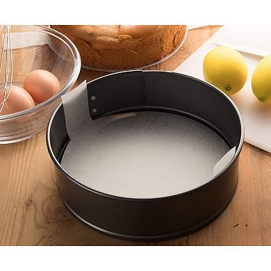 100-Pack 9-Inch Round Parchment Paper for Baking with Easy Lift Tabs, Nonstick Cake Pan Baking Cheesecake Liners Precut Circle for Oven, Kitchen, Cooking (White)