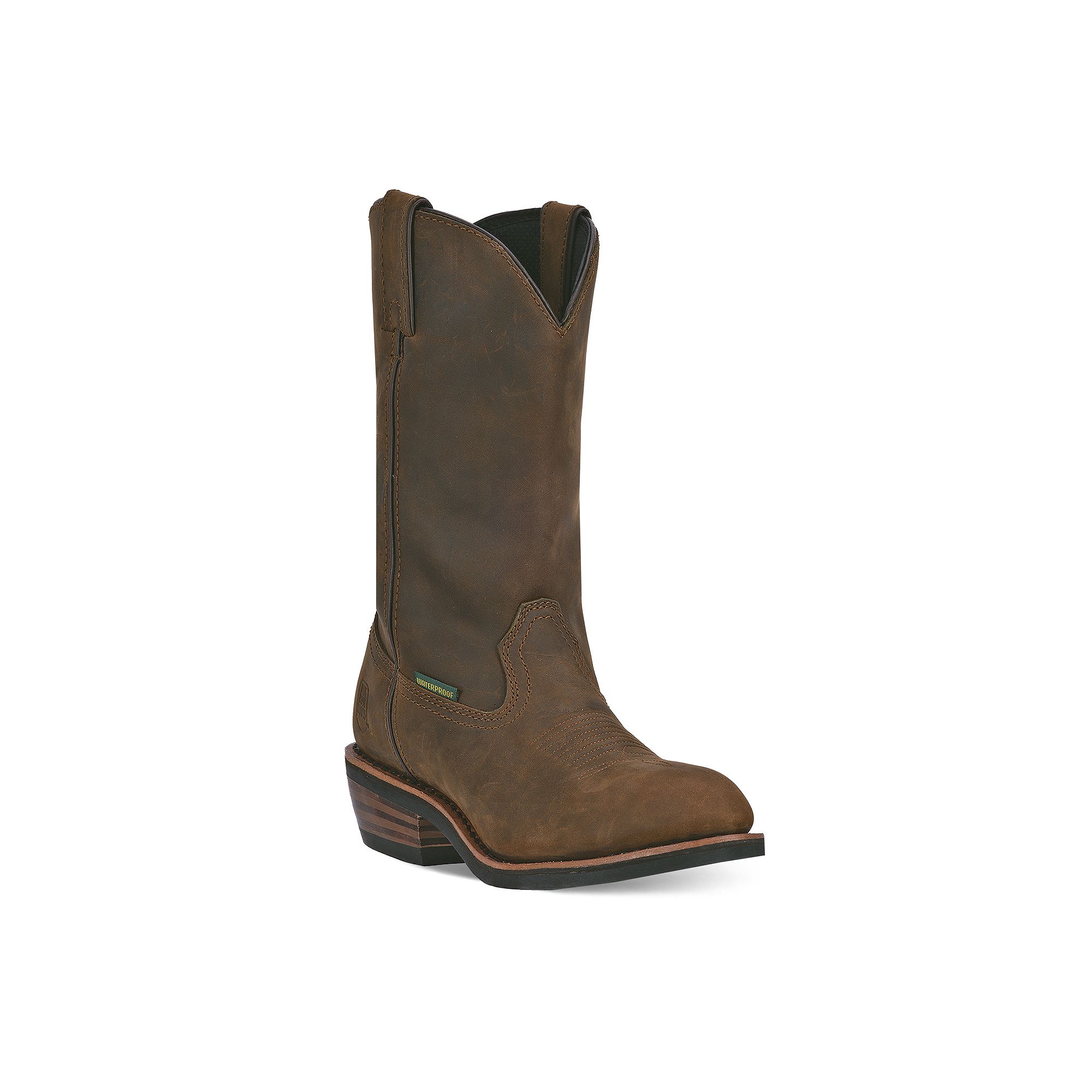 Dan Post Albuquerque Mens Waterproof Steel-Toe Boots, Size: 7, Brown