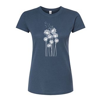 Juniors' Dandelions Fitted Tee