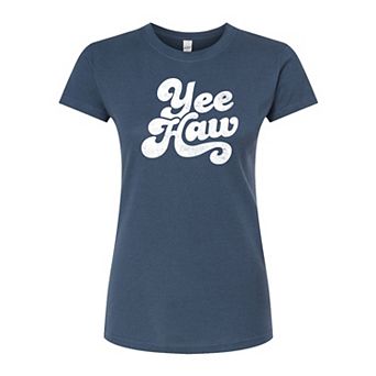 Juniors' Yee Haw Fitted Tee