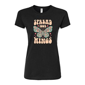 Juniors' Spread Your Wings Fitted Tee