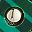 Silver Tone Green