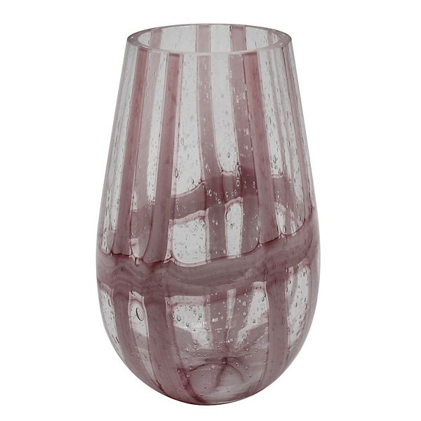 Sonoma Goods For Life Bubble Glass Striped Vase