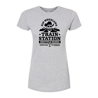 Juniors' Yellowstone RIP Wheeler Train Fitted Tee