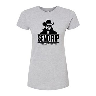 Juniors' Yellowstone Send RIP Fitted Tee