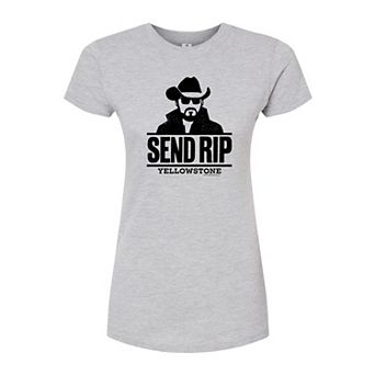 Juniors' Yellowstone Send RIP Fitted Tee