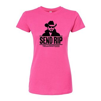Juniors' Yellowstone Send RIP Fitted Tee