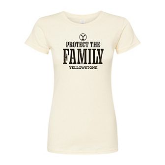 Juniors' Yellowstone Protect Family Fitted Tee