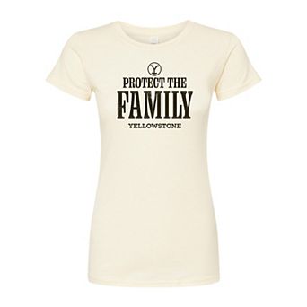 Juniors' Yellowstone Protect Family Fitted Tee