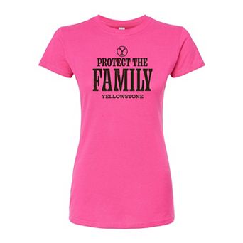 Juniors' Yellowstone Protect Family Fitted Tee