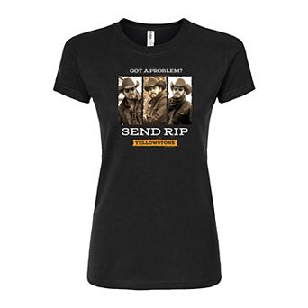 Juniors' Yellowstone Problem RIP Fitted Tee