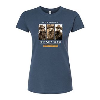 Juniors' Yellowstone Problem RIP Fitted Tee