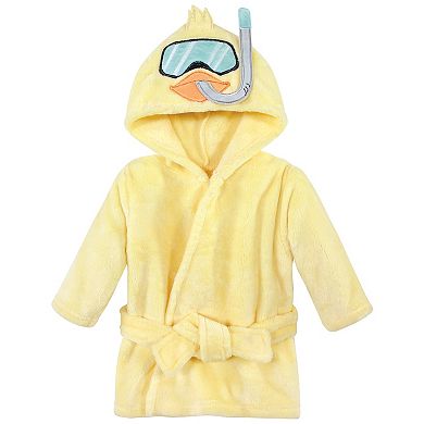 Hudson Baby Unisex Baby Plush Bathrobe and Toy Set, Scuba Duck, One Size