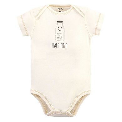 Touched by Nature Organic Cotton Bodysuits 5pk, Muffin