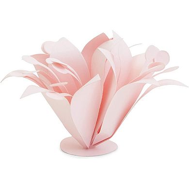 3D Paper Flowers, Pink Wall Decor (12 Pieces)