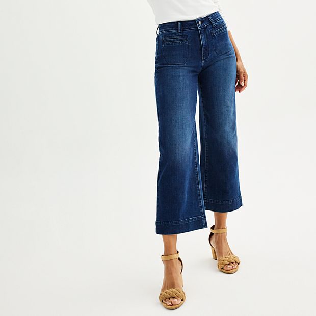 Kohls wide 2024 leg jeans