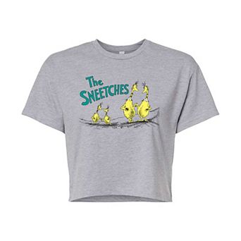 Juniors' Dr. Seuss "The Sneetches" Cropped Graphic Tee