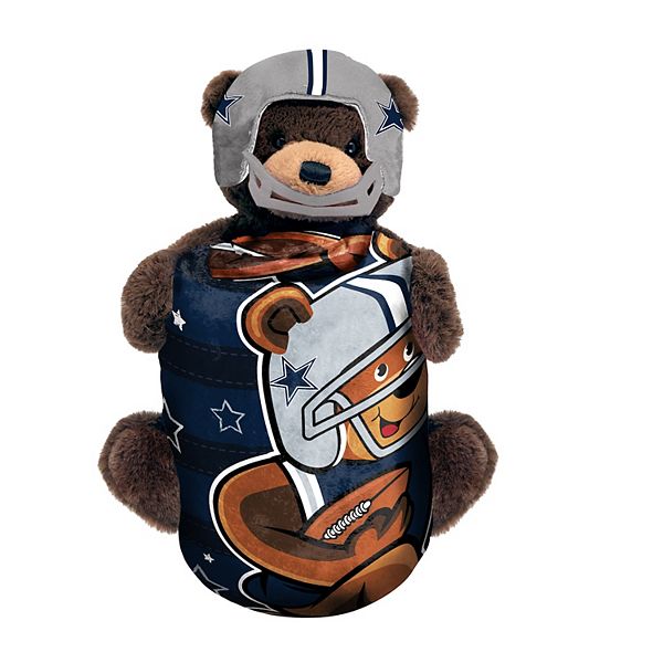 Dallas Cowboys Plush Bear Hugger & Silk Touch Throw Blanket Set