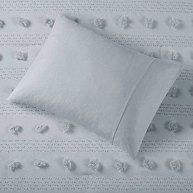 Intelligent Design Vera Clip Jacquard Antimicrobial Comforter Set