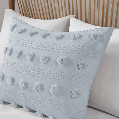 Intelligent Design Vera Clip Jacquard Antimicrobial Comforter Set