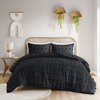 Intelligent Design Vera Clip Jacquard Antimicrobial Comforter Set