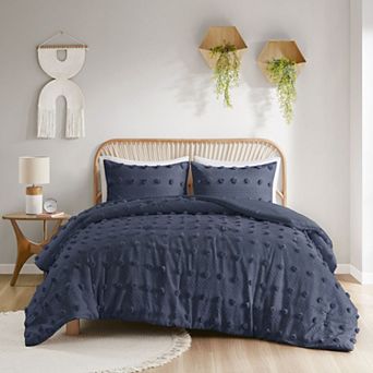 Intelligent Design Vera Clip Jacquard Antimicrobial Comforter Set
