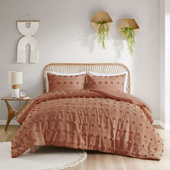 Intelligent Design Vera Clip Jacquard Antimicrobial Comforter Set