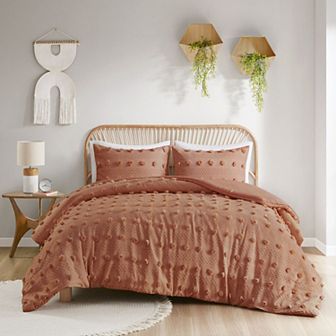 Intelligent Design Vera Clip Jacquard Duvet Cover Set