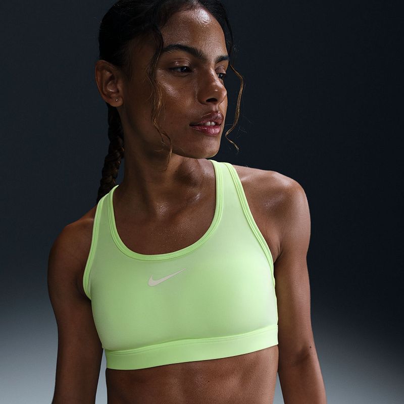 Women's Nike Swoosh Medium Support Padded Sports Bra, Size: XXL, Barely Volt