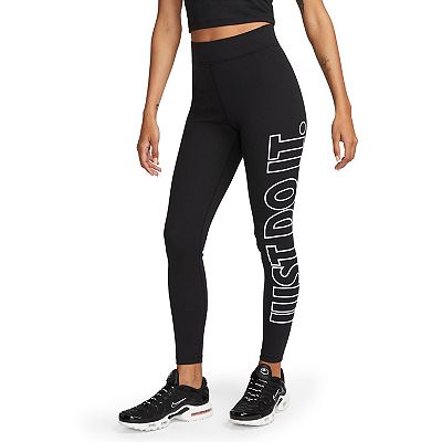 Women s Nike Sportswear Classics High Waisted Graphic Leggings