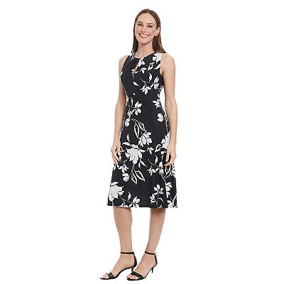 slim fit dress slacks Charcoal Grey Empire Fit & Flare Dress – Block Hop India main image 1
