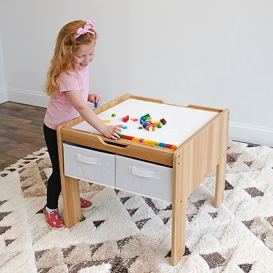 Humble Crew Activity Table & Fabric Bins Set