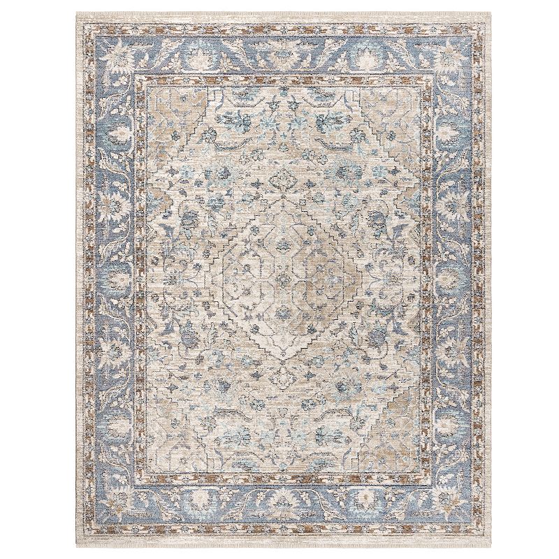 Gertmenian Apollo Ascot Rug, Beig/Green, 7X10 Ft