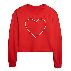 Womens Red Crop Tops Casual Tops, Clothing