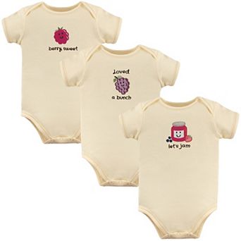 Touched by Nature Organic Cotton Bodysuits 3 pk Jam