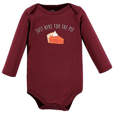 Hudson Baby Unisex Baby Cotton Long-Sleeve Bodysuits, Hello Fall