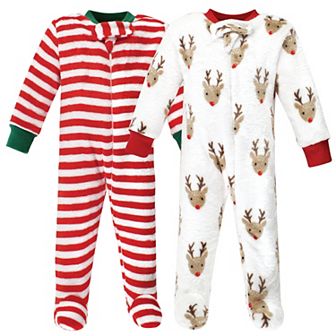 Hudson Baby Unisex Baby Plush Sleep and Play, Rudolph