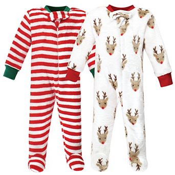 Hudson Baby Plush Sleep and Play, Rudolph, 6-9 Months