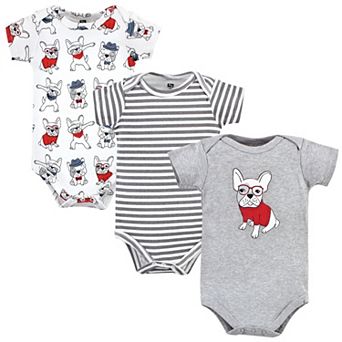 Hudson Baby Unisex Baby Cotton Bodysuits, Boy Whimsical Dog