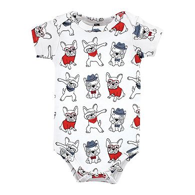 Hudson Baby Unisex Baby Cotton Bodysuits, Boy Whimsical Dog