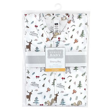 Hudson Baby Unisex Baby Cotton Sleeveless Wearable Sleeping Bag, Sack, Blanket, Woodland Friends