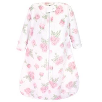 Hudson Baby Infant Plush Sleeping Bag, Sack, Blanket, Pink Rose