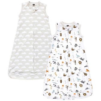 Unisex Baby Interlock Cotton Sleeveless Sleeping Bag, Alphabet Animals, 3-9 Months