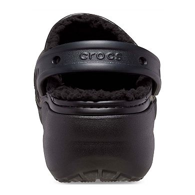 Crocs Classic Fuzz Lined Platform Women's Clogs