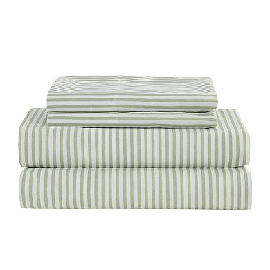 Madison Park Essentials Deacon Modern Stripe Comforter Set with Sheets
