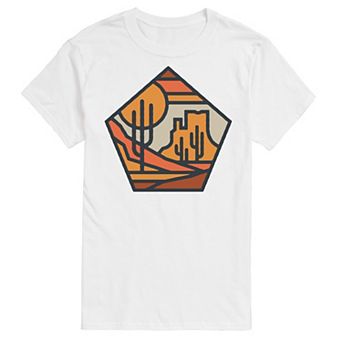 Big & Tall Cactus Line Art Tee