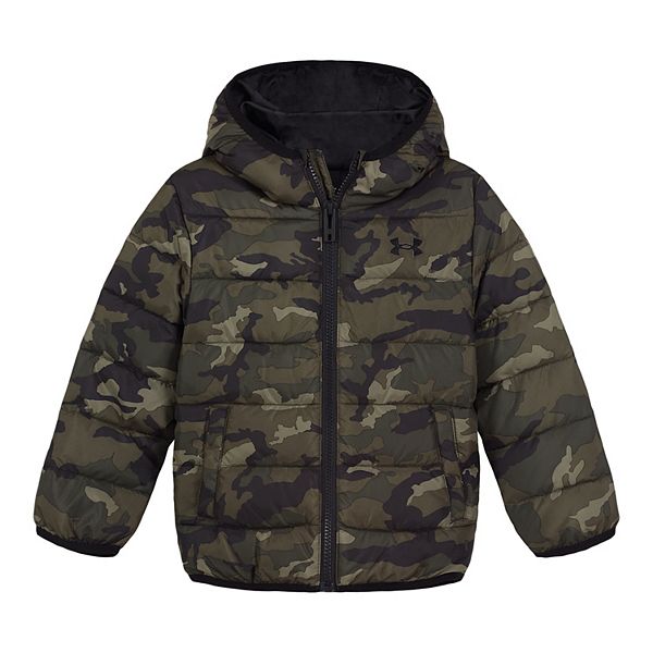 Baby Boy Under Armour Pronto Camo Print Hooded Puffer Jacket
