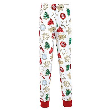 Touched by Nature Infant and Toddler Organic Cotton Tight-Fit Pajama Set, Christmas Cookies