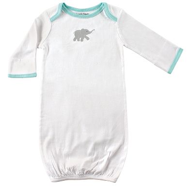 Luvable Friends Baby Unisex Cotton Gowns, Elephant
