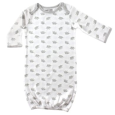 Luvable Friends Baby Unisex Cotton Gowns, Elephant